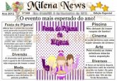 Convite modelo Jornal